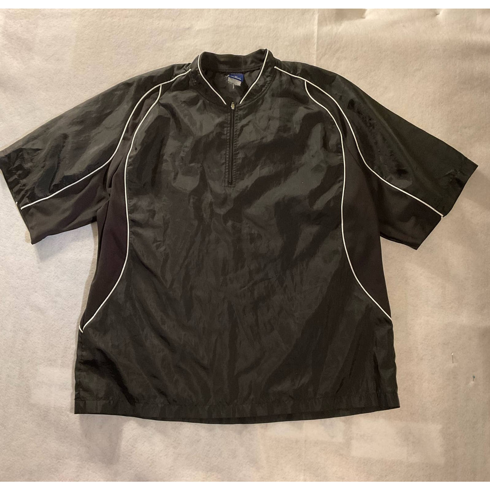 Mizuno half zip pullover mesh and nylon size XL